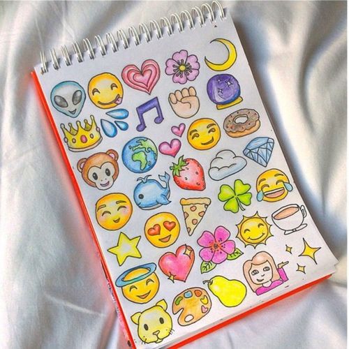 500x500 Emoji, Drawing, And Emojis Image - Emoji Drawings