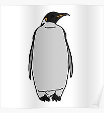 210x230 emperor penguin drawing posters redbubble - Emperor Penguin Drawing