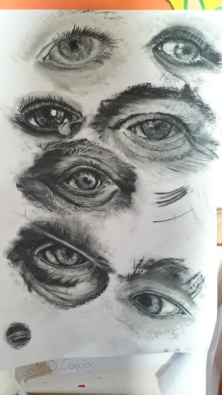 434x772 christmas drawing class with an emphasis on head, shoulders - Emphasis Drawing