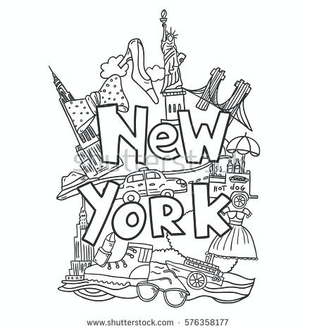 450x470 New York City Color Pages New City Coloring Pages Unique Empire - Empire State Drawing
