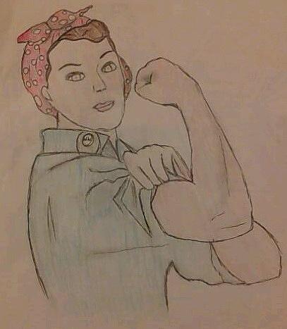 407x467 Women Empowerment Drawing - Empowerment Drawing