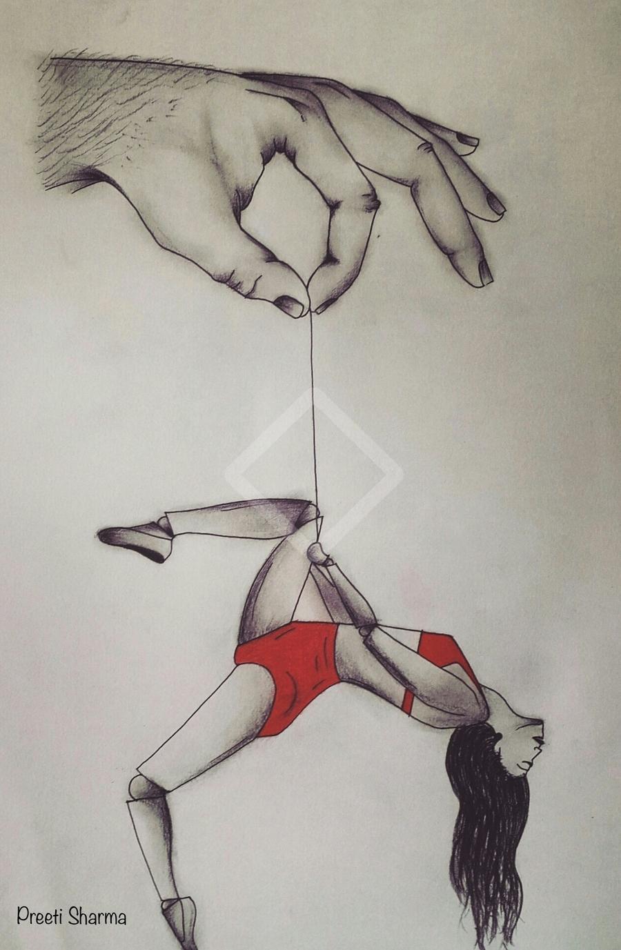 900x1377 Work For Women Empowerment - Empowerment Drawing