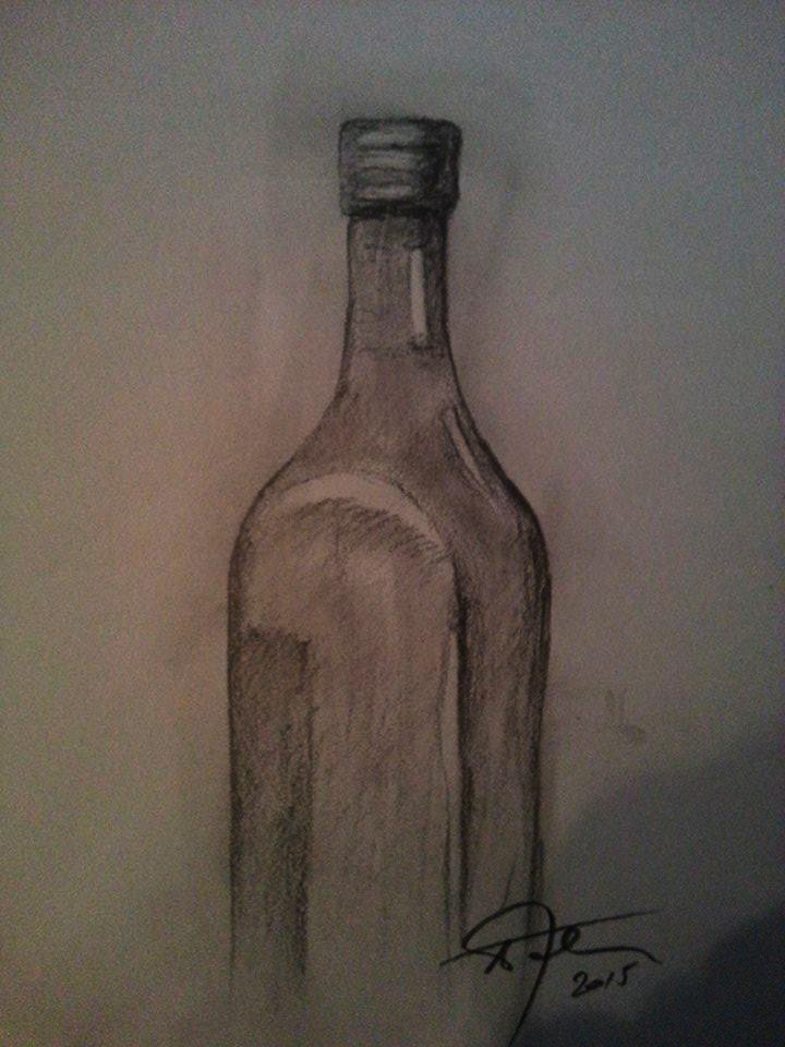 720x960 Empty Bottle Drawing - Empty Bottle Drawing