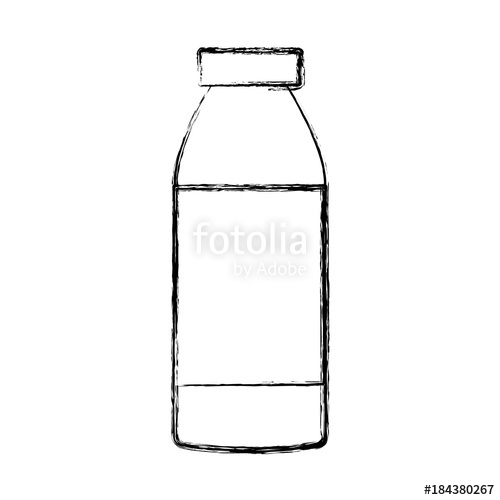 500x500 Empty Bottle Isolated Stock Image And Royalty Free Vector - Empty Bottle Drawing