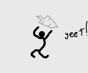 300x250 Yeeting An Empty Bottle Away Drawing - Empty Bottle Drawing