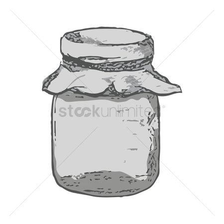 450x450 free empty jar stock vectors stockunlimited - Empty Jar Drawing