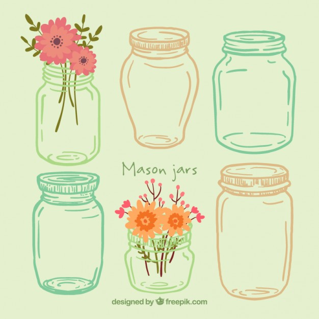 626x626 drawn mason jar empty jar - Empty Jar Drawing