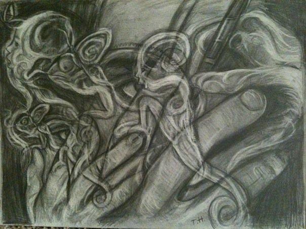 604x453 blew open my mind now its a empty room drawing - Empty Room Drawing