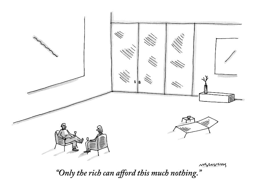 900x665 Two People Sitting In An Empty Room Drawing - Empty Room Drawing