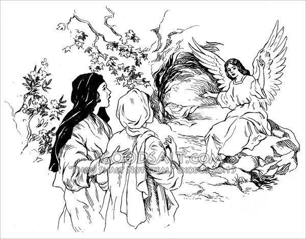 600x469 The Empty Tomb - Empty Tomb Drawing