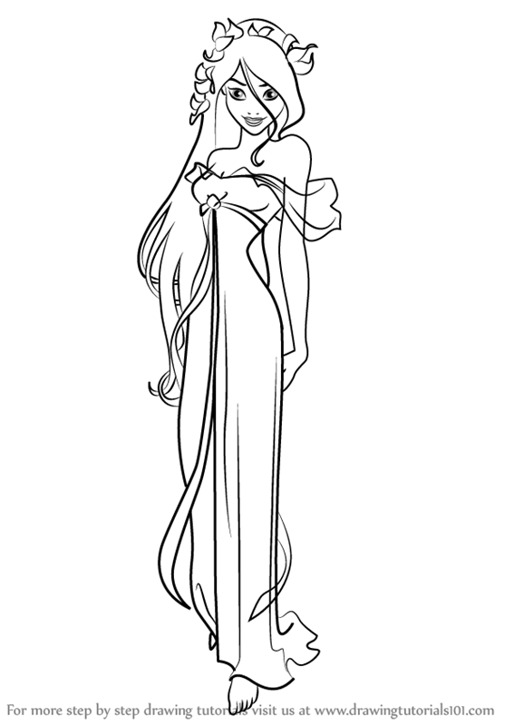 567x800 Learn How To Draw Princess Giselle From Enchanted - Enchanted Drawing