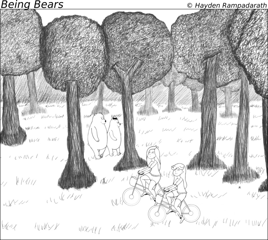 940x841 Enchanted Forest Drawing Being Bears Comics - Enchanted Forest Drawing