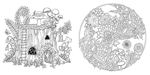 500x250 enchanted forest an inky quest coloring book - Enchanted Forest Drawing Book