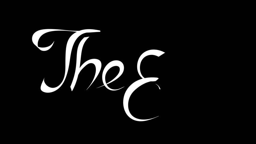 852x480 Drawing The End, Animation Stock Footage Video - End Drawinging