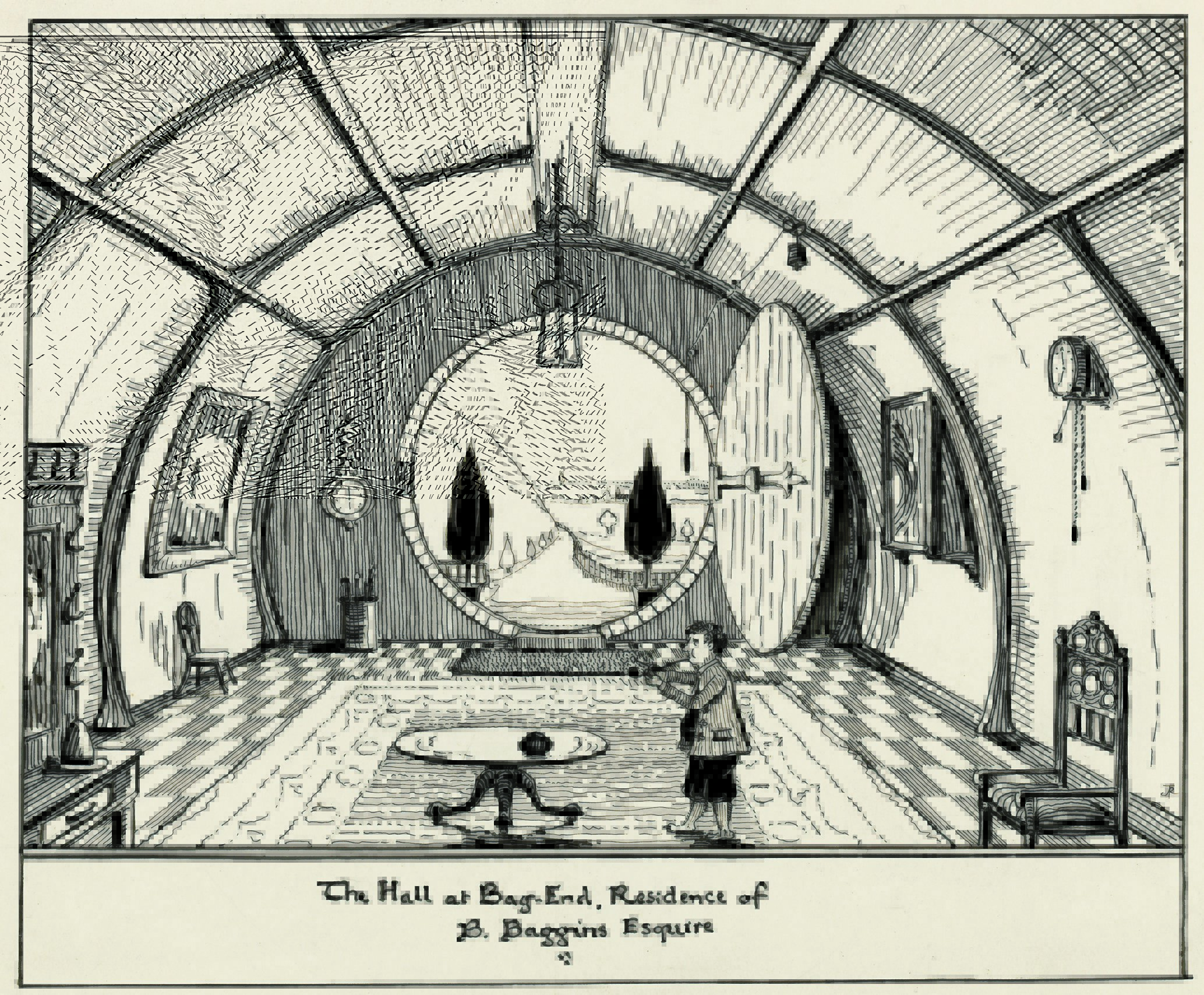 2067x1707 Tolkien Can Draw Who Knew! Beautiful Hobbit Illustrations - End Drawinging