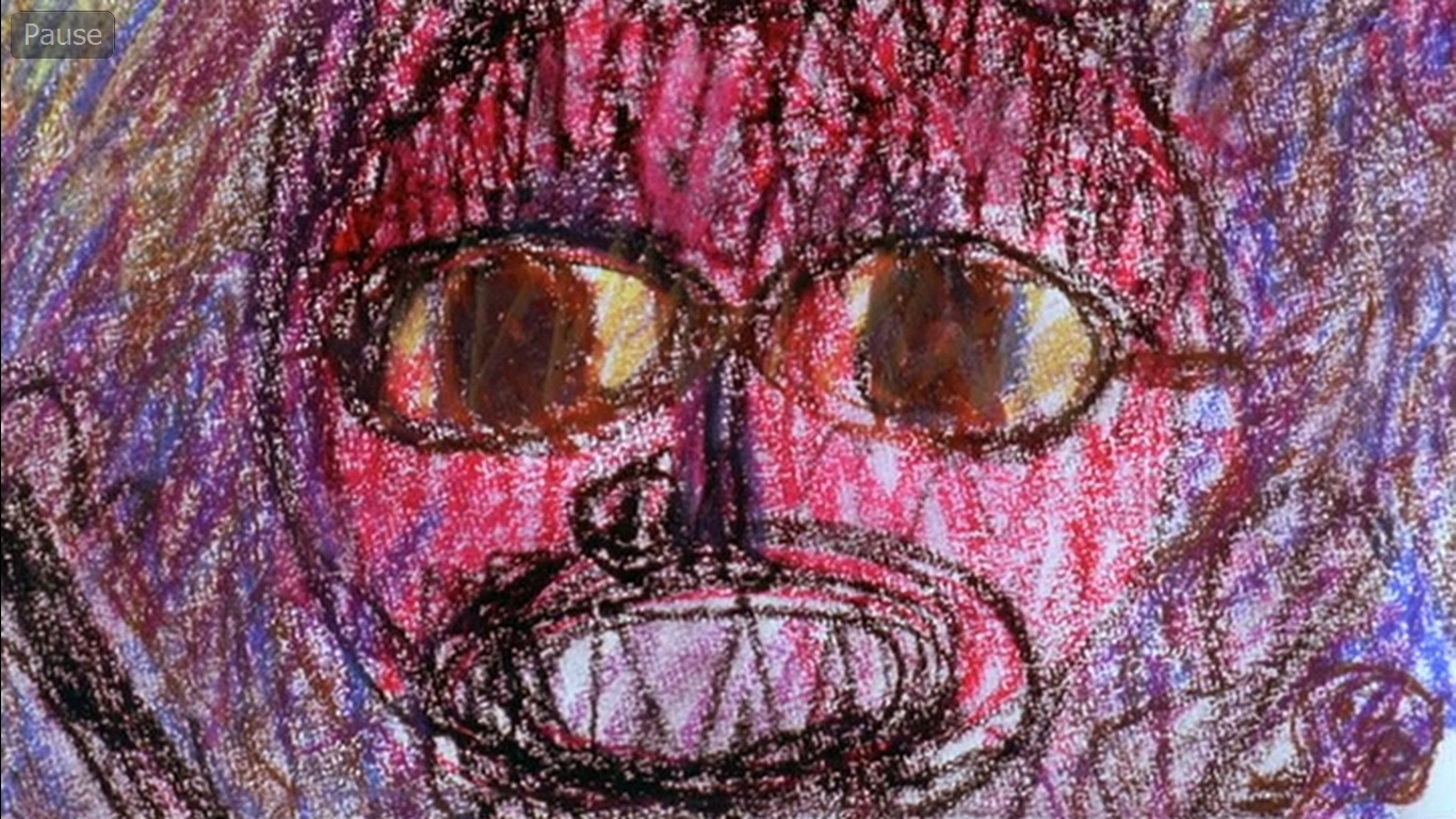 1366x768 What's The Meaning Of The Crayon Painting That Appear In End - End Drawinging