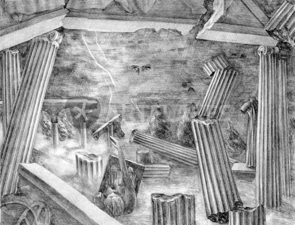 950x727 End Of The World Drawing Art Prints And Posters - End Of The World Drawing