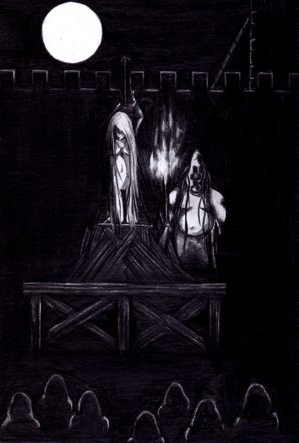 430x637 The End Of Her World Drawing - End Of The World Drawing