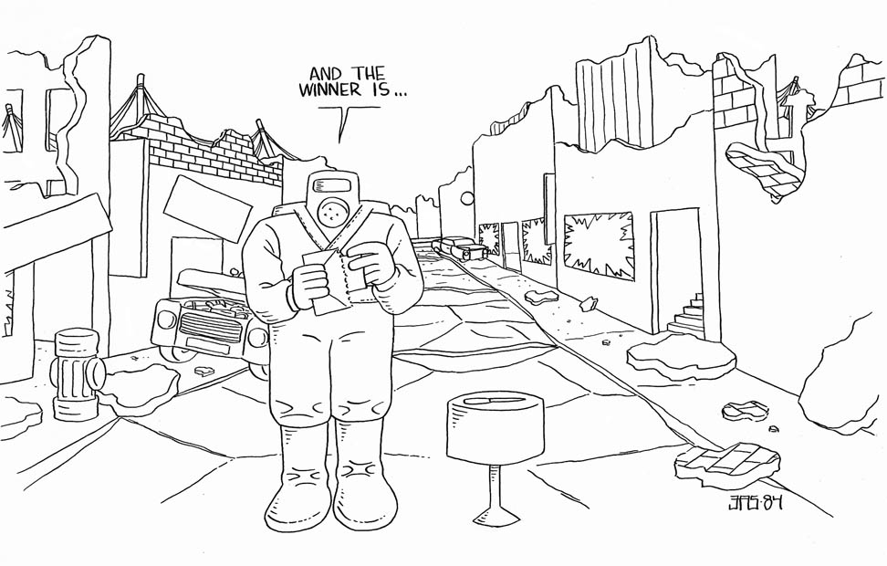 972x620 Cats Without Dogs And A Cartoon - End Of The World Drawing