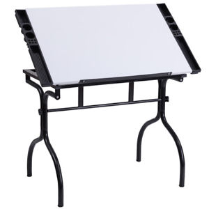 300x300 Drafting Table Drawing Desk Adjustable Folding Craft Station Art - End Table Drawing