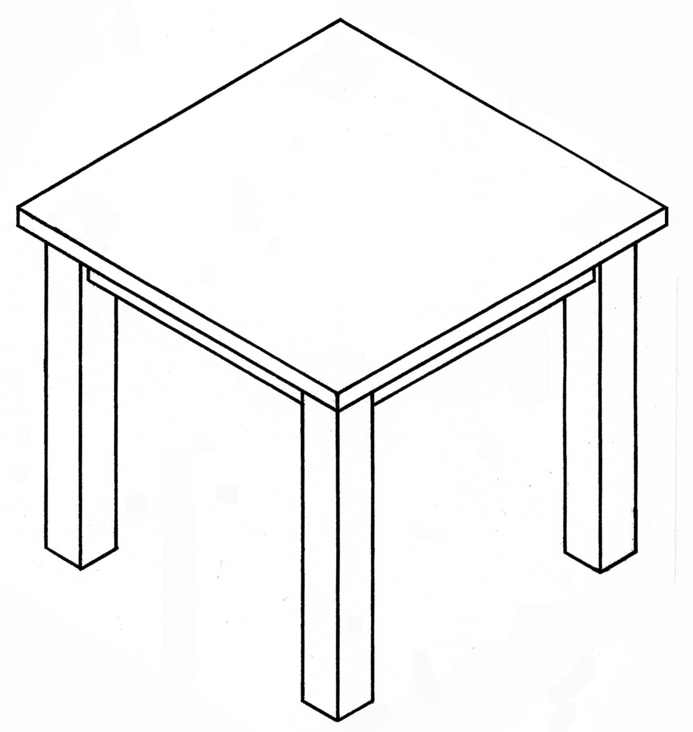 Квадратный стол рисунок. Стол вверх сверху сбоку. Стол раскраска для детей. Стол рисунок. Стол рисунок для детей.
