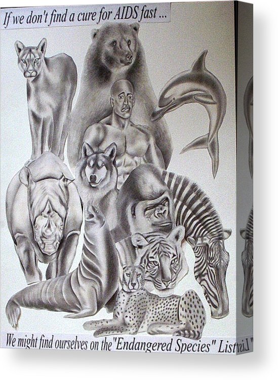 549x750 Endangered Species Canvas Print Canvas Art - Endangered Species Drawing