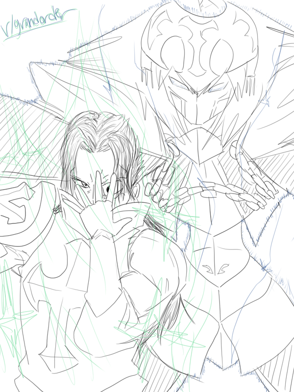 600x800 let's draw me servant challenge day enemy stand! - Enemy Drawing