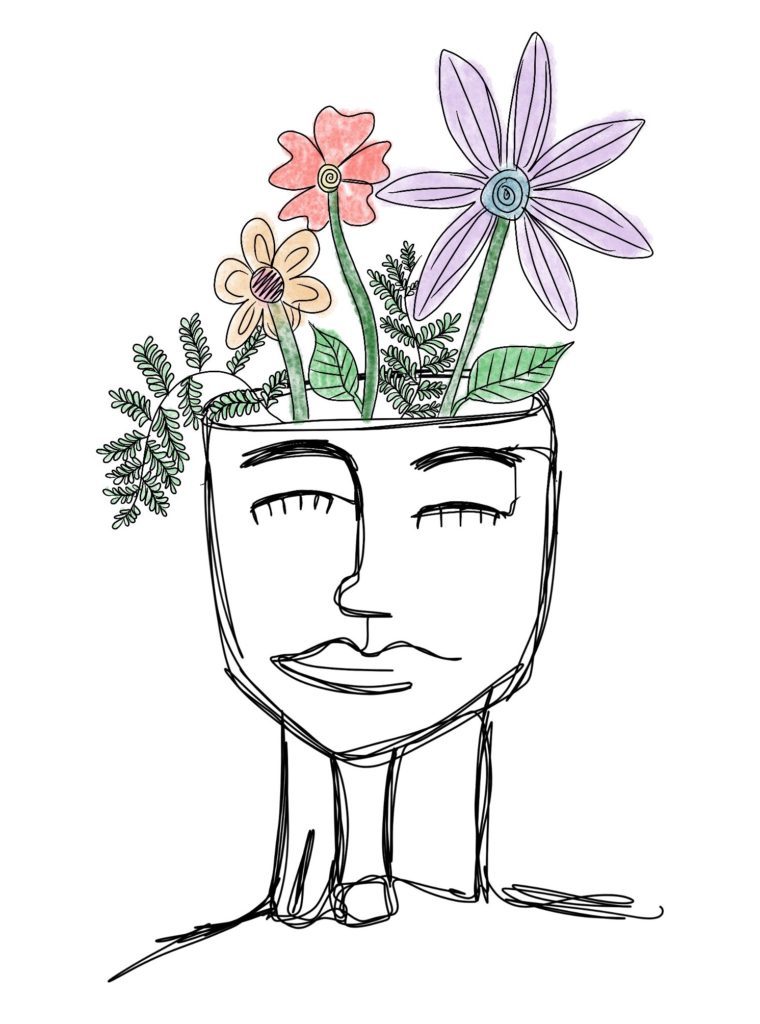 760x1024 Getting Energy From Mother Earth - Energy Drawing