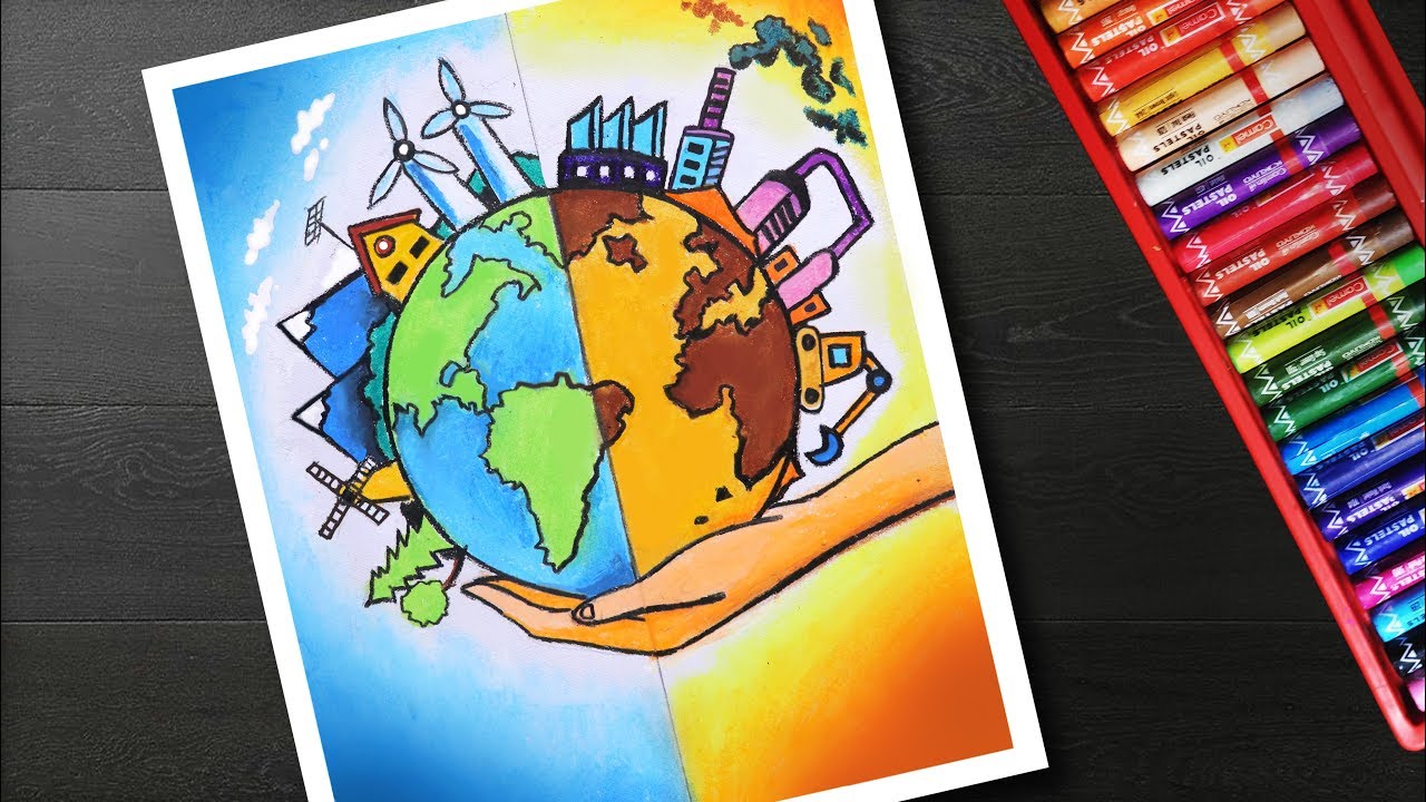 1280x720 how to draw energy conservation drawing and painting - Energy Drawing