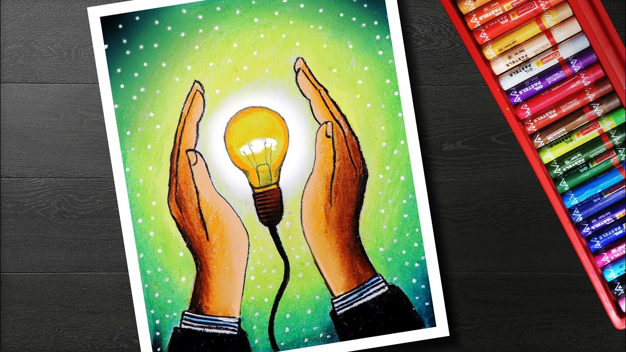 1280x720 how to draw save energy save electricity and save environment - Energy Drawing