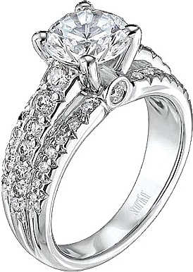 274x386 drawn diamonds engagement ring - Engagement Ring Drawing