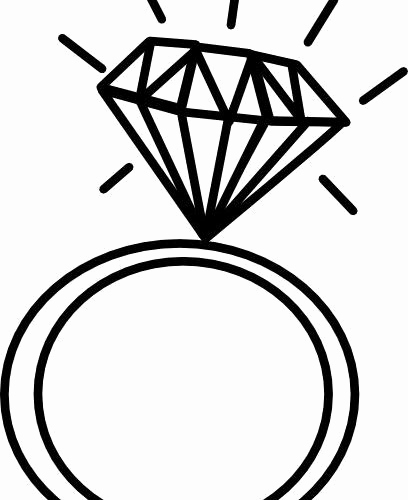 408x500 huge collection of 'diamond ring drawing' download more than - Engagement Ring Drawing