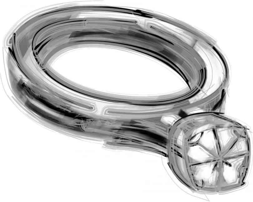 810x647 top engagement ring designers jewelry guide - Engagement Ring Drawing