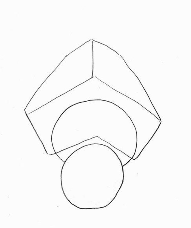 640x763 How To Draw A Car Engine - Engine Drawing