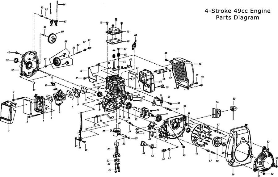 900x573 Replacement Parts - Engine Parts Drawing