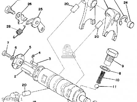446x334 Yamaha Usa Parts Lists And Schematics - Engine Parts Drawing