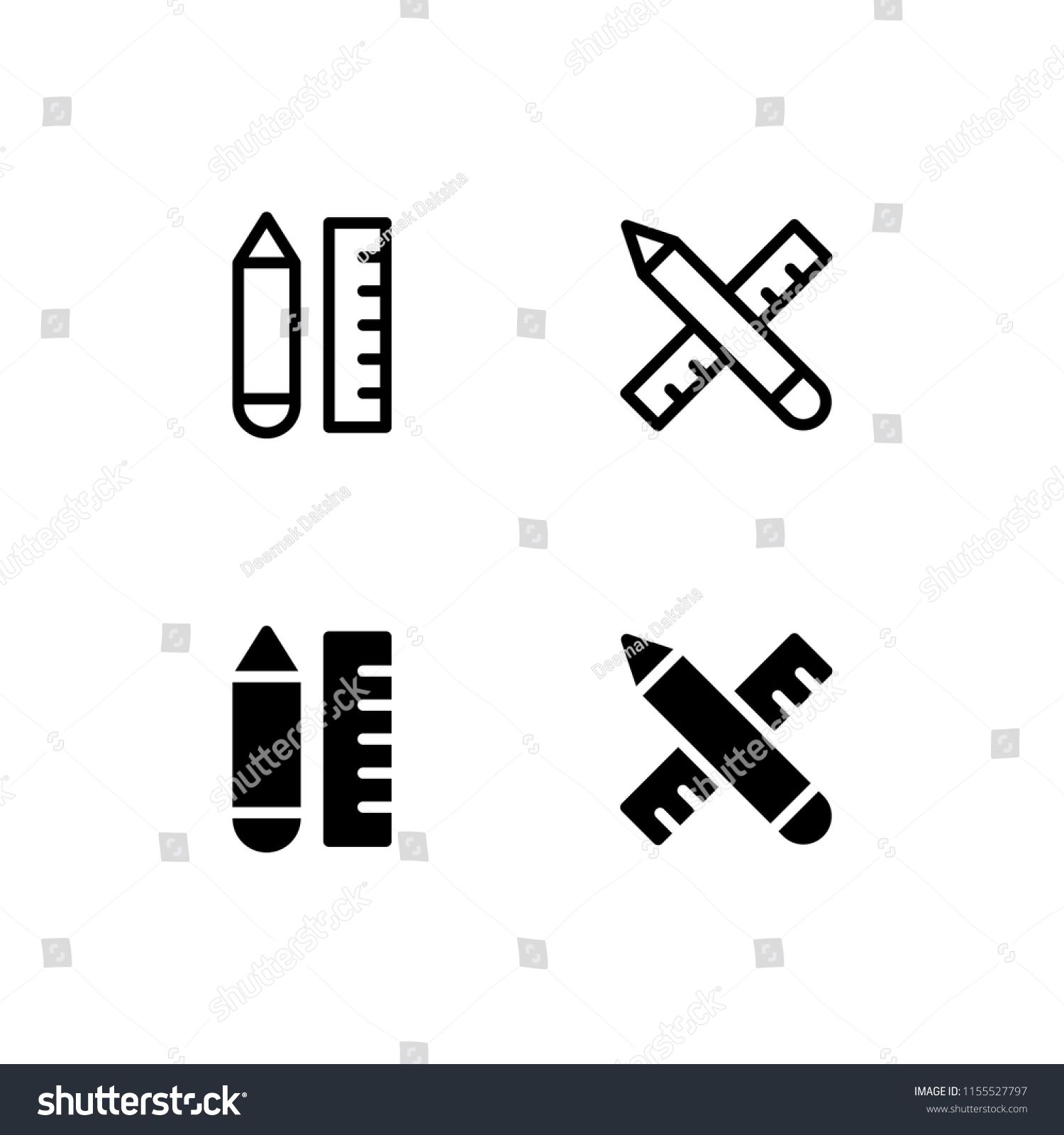 1500x1600 draft tools icon design pencil, ruler, drafting tools, drawing - Engineer Tools Drawing