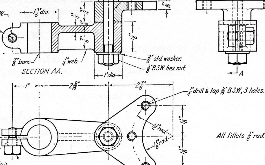 1024x640 Line Weight - Engineering Drawing Art