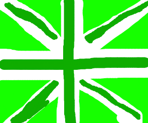 300x250 green england flag - England Flag Drawing