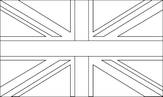 555x330 Cool And Opulent Uk Flag Coloring - England Flag Drawing