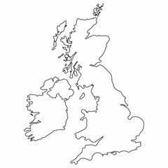 England Map Drawing at PaintingValley.com | Explore collection of ...