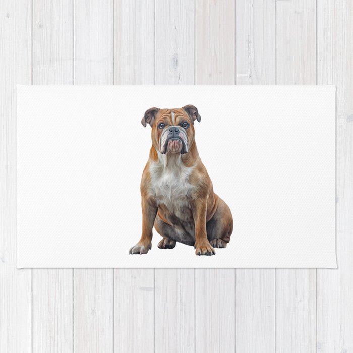 700x700 drawing dog breed english bulldog rug - English Bulldog Drawing