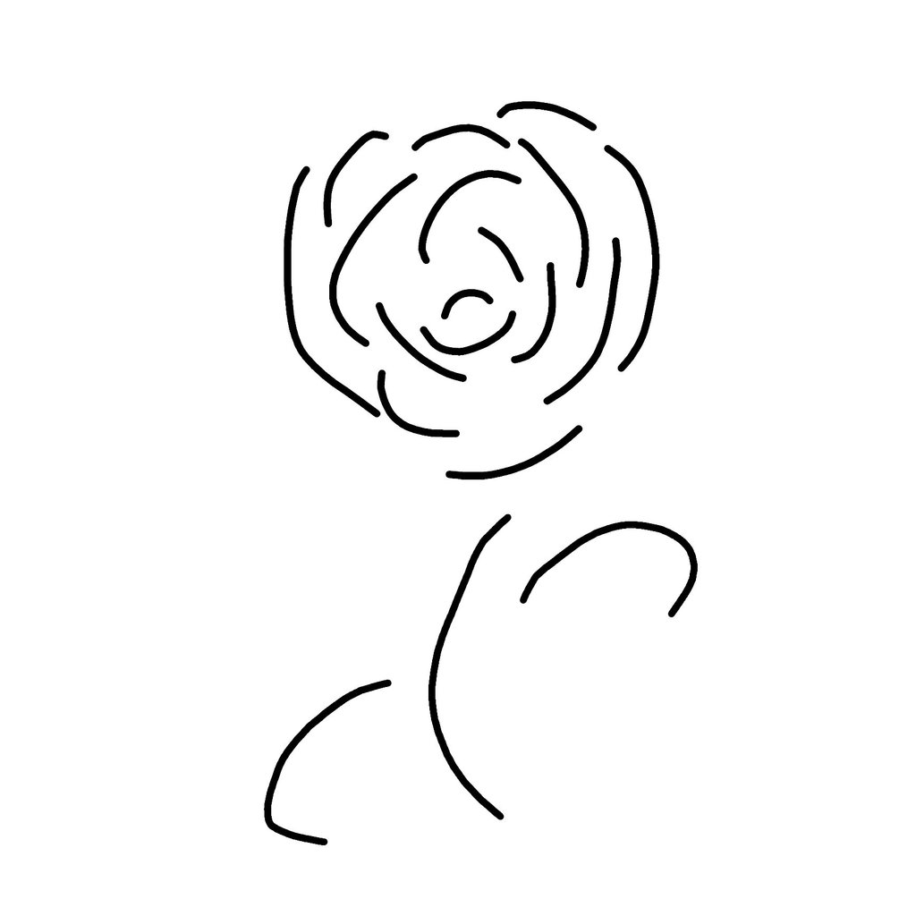 1024x1024 English Rose Koala Chess Art - English Rose Drawing