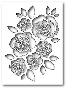 270x355 Memory Box Die - English Rose Drawing
