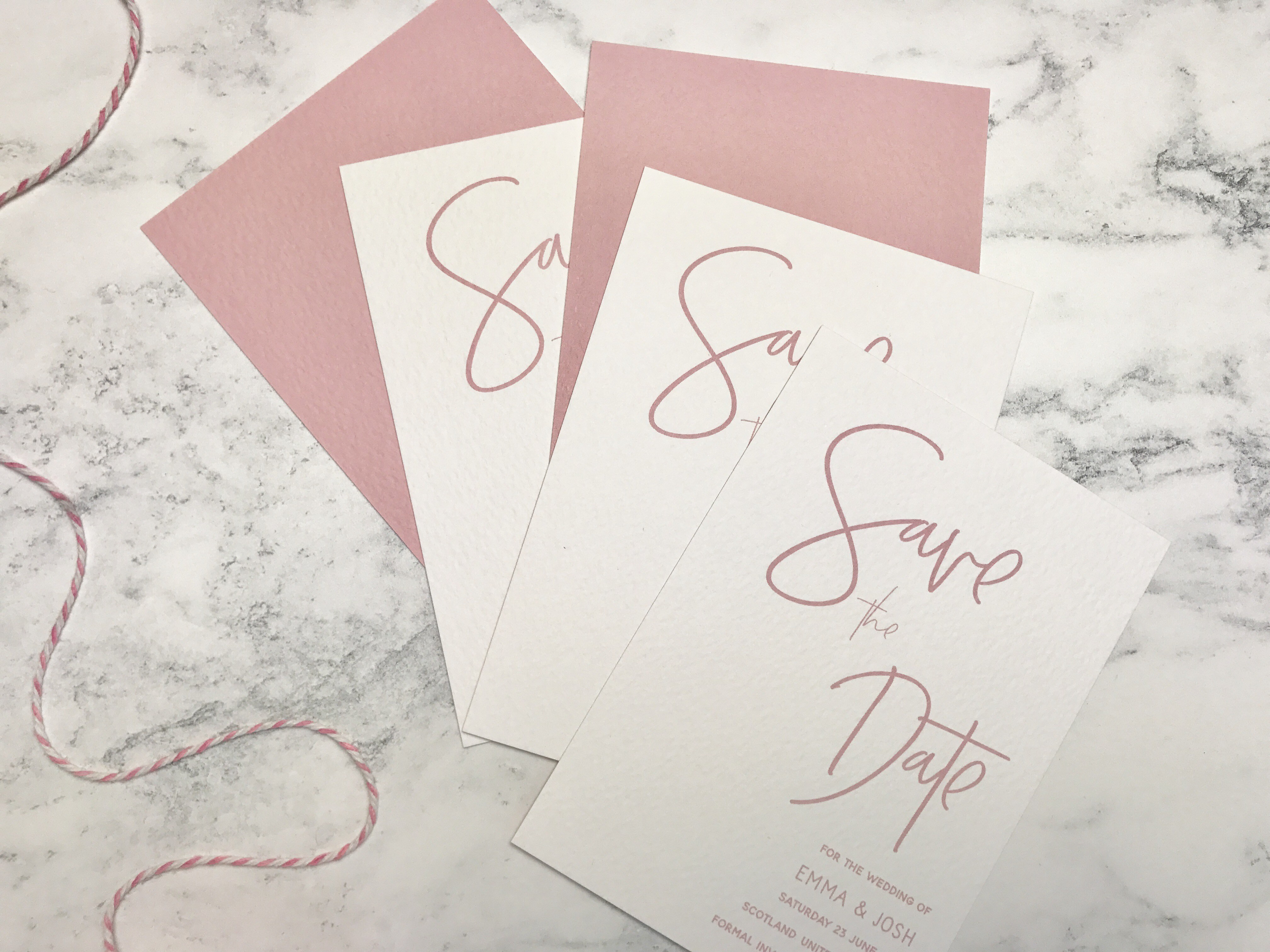 4032x3024 Blush Pink Save The Date - English Rose Drawing