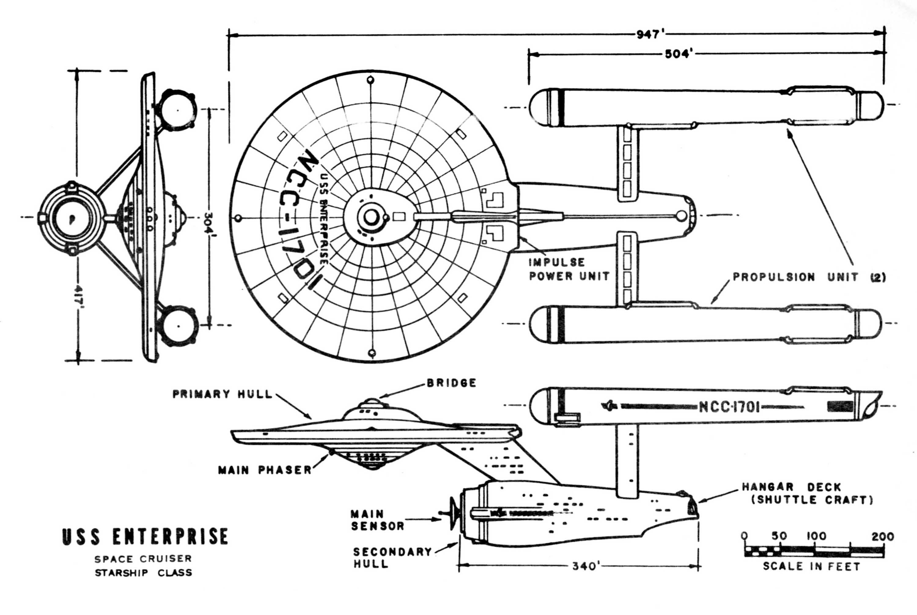 3000x2013 enterprise technical drawings star trek star trek enterprise - Enterprise Drawing