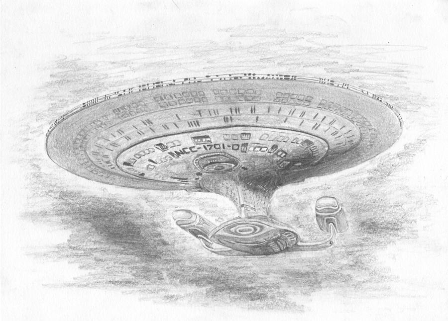 900x646 ncc d enterprise drawing - Enterprise Drawing