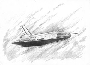 300x216 space shuttle enterprise drawing - Enterprise Drawing