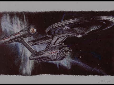 480x360 the starship enterprise - Enterprise Drawing