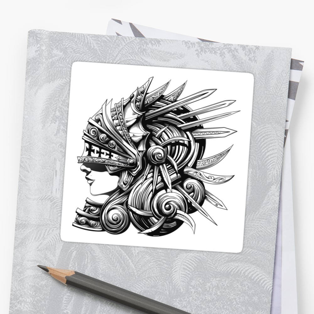 1000x1000 Valkyrie Fantasy Woman - Epic Drawings